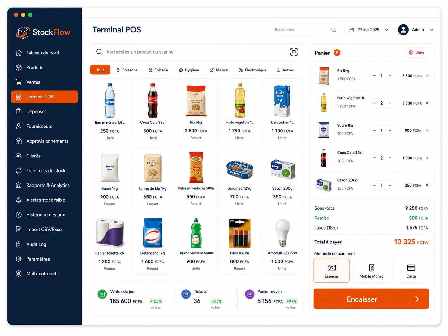 Point de vente StockFlow